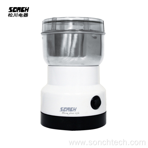 Electric Coffee Bean Grinding Grinder Stainless Steel